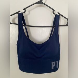 PINK ACTIVE | Seamless Lightly lined Sports Bra | Medium | Blue
